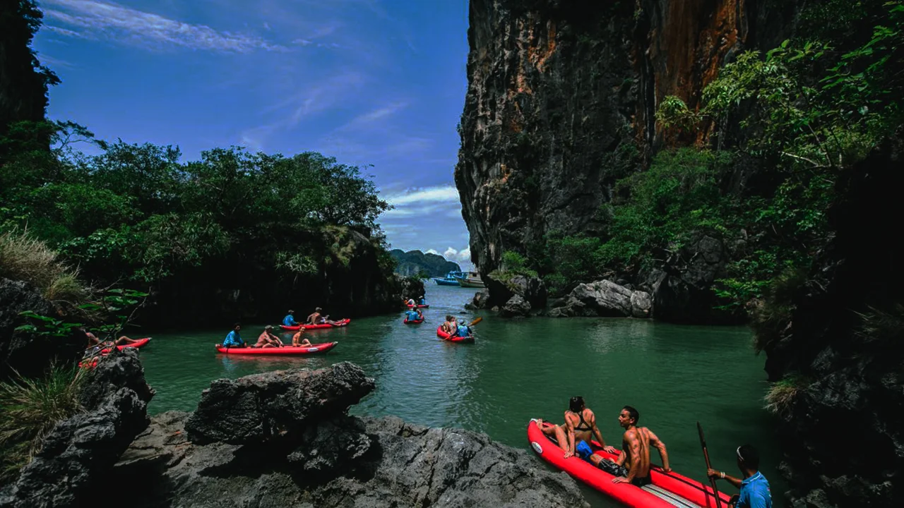 Sunset at Phang Nga Bay