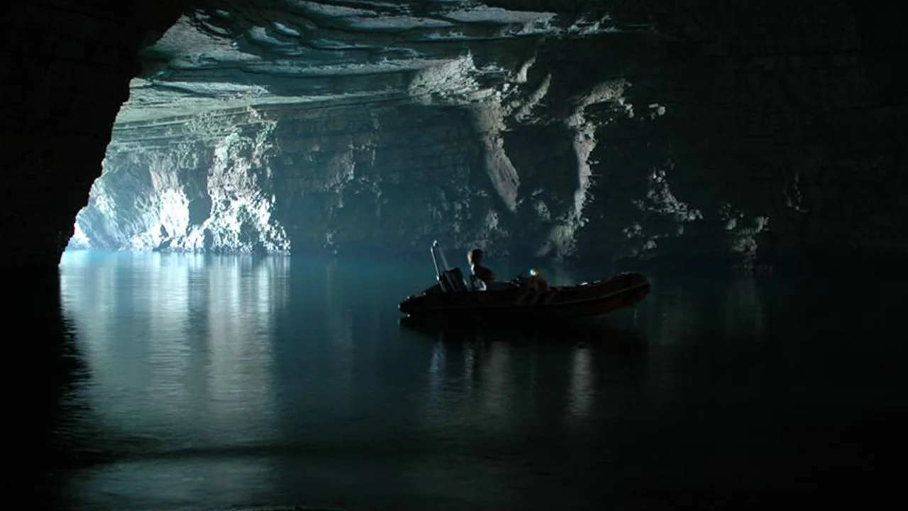 Hidden lagoons and caves
